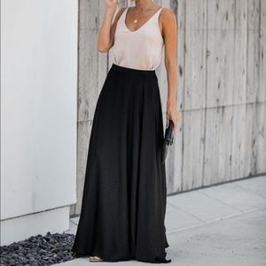 Dutches Satin Maxi Skirt